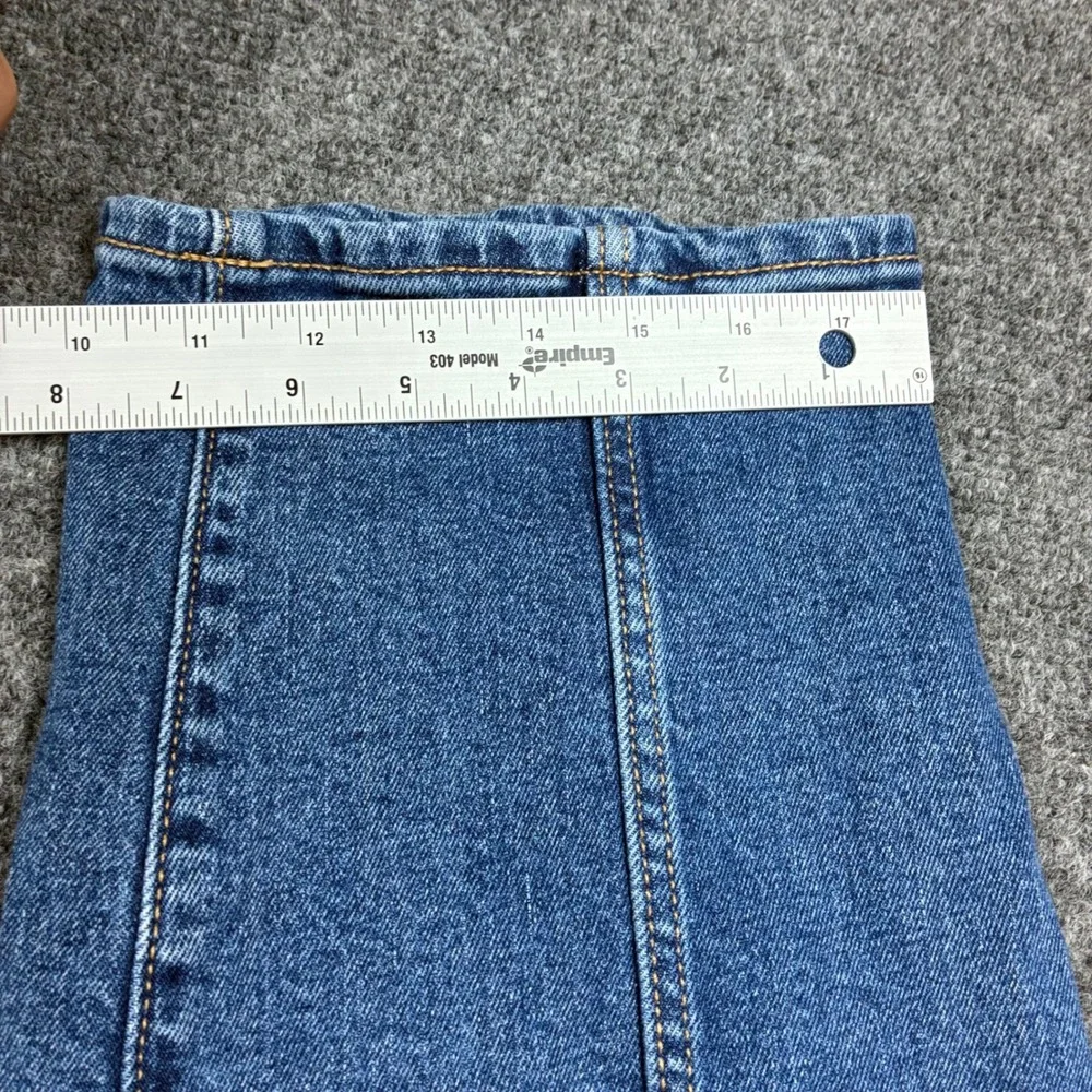 Old Navy OG Loose High Rise Wide Leg Patch Pocket Jeans Blue Womens 12 Utility